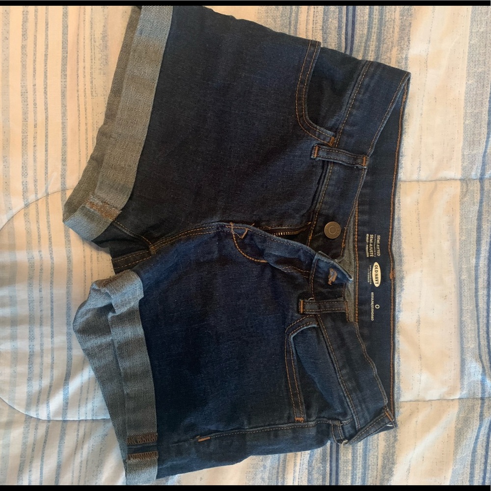 Denim shorts